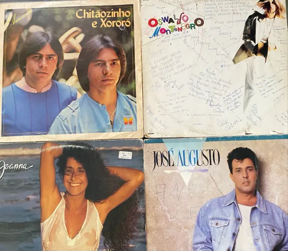 Pacote Disco Vinil LP Artistas brasileiros Raridade