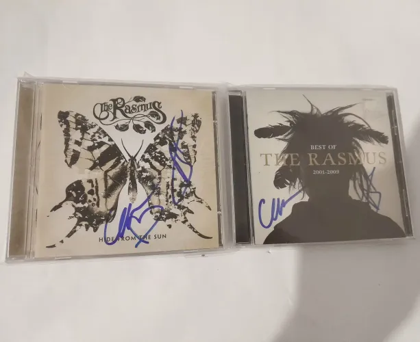 The Rasmus - 2 CDs autografados.