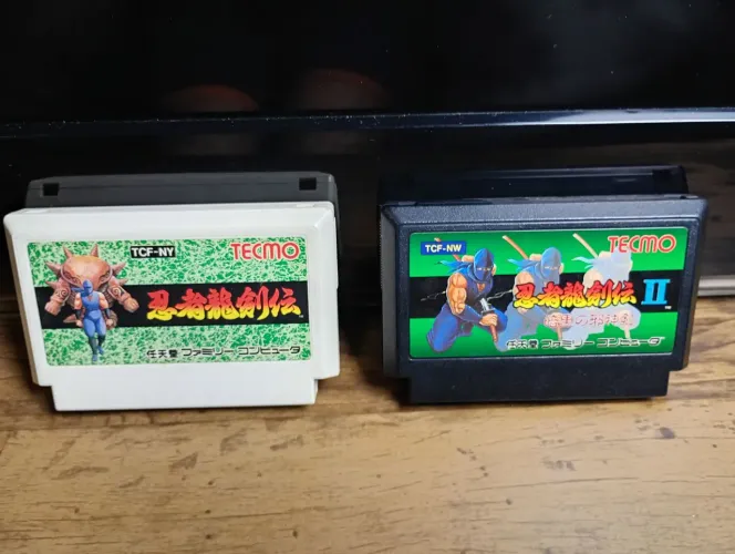 Ninja Gaiden 1 e 2 Original Famicom Nes