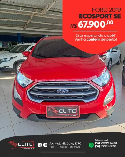 Ford Ecosport SE 1.5 12V Flex 5P Mec. 2019