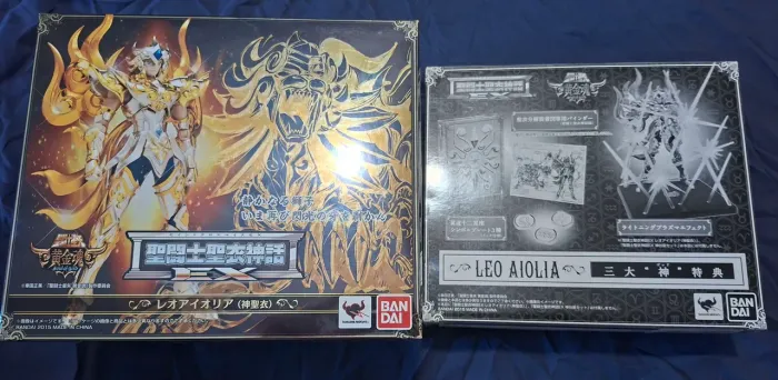 Cloth Myth EX Aiolia de Leão Divino original Bandai.