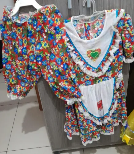Vestido para festa Junina Infantil