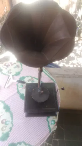 Gramofone original pra decoração