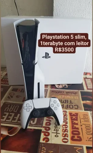 Playstation 5 slim ,1terabyte com leitor de discos R$3500 (retirar em Matinhos-PR)