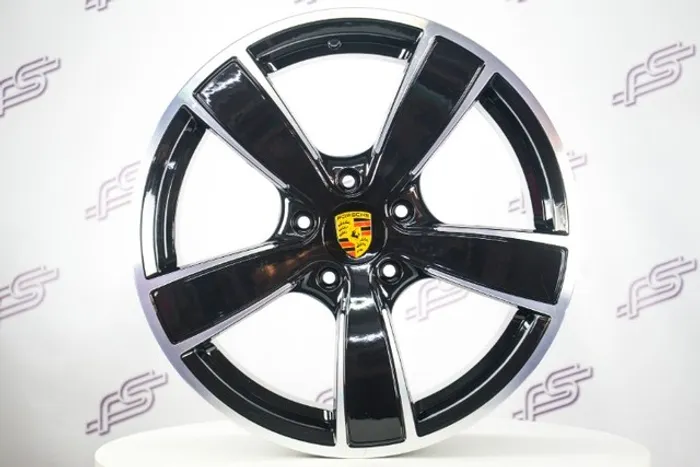 Rodas Porsche Boxster Gts Preto  5x130 - 20x8,5 e 20x10,5 aro 20 duas talas