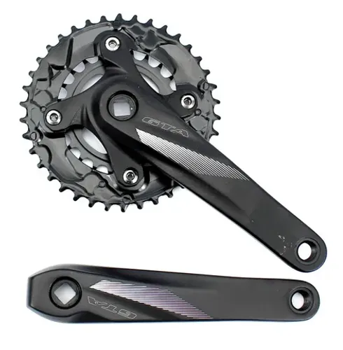 Pedivela Duplo Bicicleta GTA 38-24 dentes 175mm para 9-10 velocidades 10004