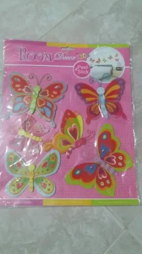 Cartelas de adesivos 3d para decoração 