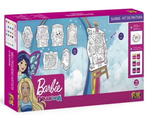Kit pintura da Barbie