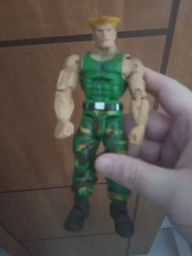 Guile street fighter neca boneco figura