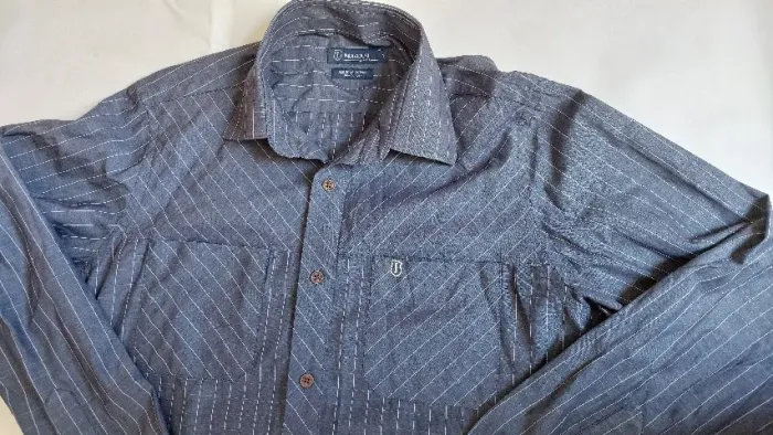 Camisa Social - Algodão Egípcio- Tam 1 (P) Mangas Compridas em ótimo estado