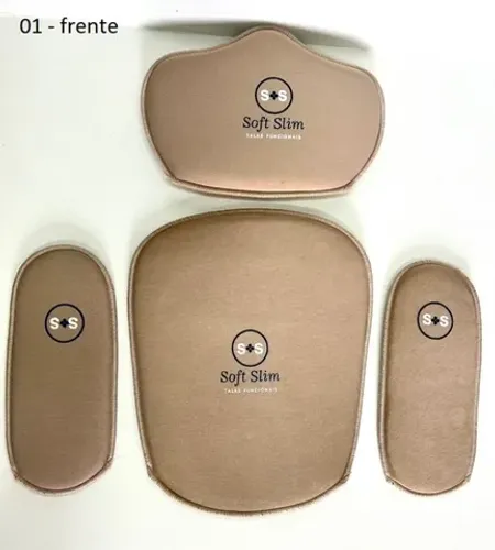 Tala Pós Cirúrgica usadas (Talas: abdômen; Cóccix / Costas e flancos)  S+S Soft Slim