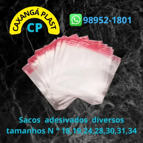 Sacos adesivados