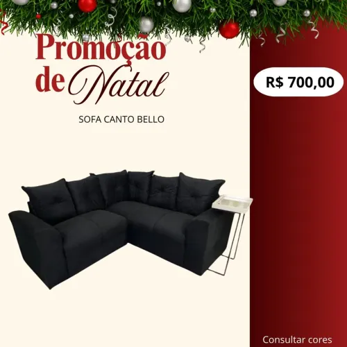 Sofá de Canto Canto Bello - Promoção Natal!