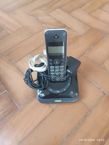 Telefone Fixo VTech com Design Moderno e Funcionalidades Práticas