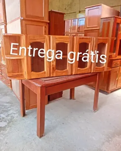 ARMÁRIO DE PAREDE 4 PORTAS 2 CANTONEIRAS NOVO!