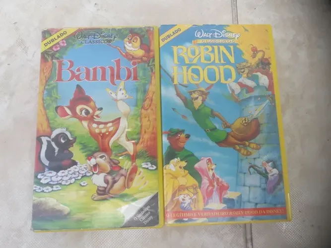 Fita vhs infantil bambi
