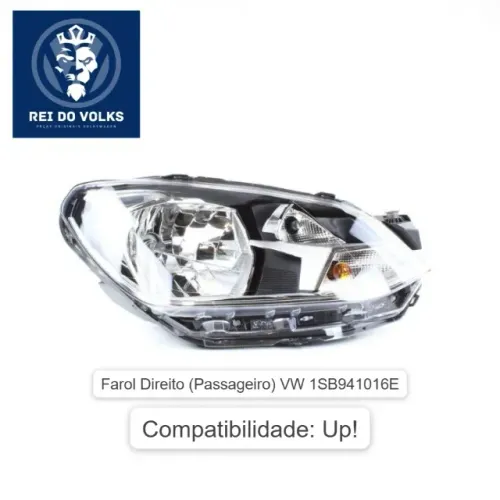 Farol Direito (Passageiro) VW 1SB941016E, UP
