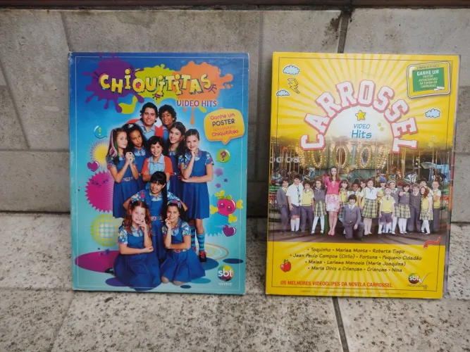 2 dvds carrossel e Chiquititas 