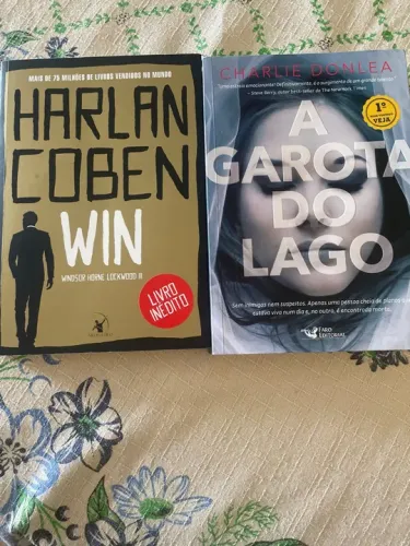 Livros Harlan Coben e Charlie Donlea - Novos
