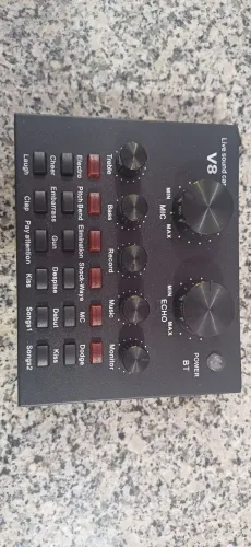 Placa de Som V8 - Live Sound Bar