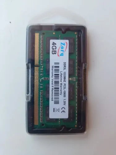 MEMÓRIA RAM DDR3L 4GB FREQUÊNCIA 1333 NOTEBOOK