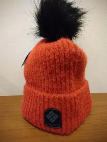 Gorro Columbia Winter Blur Pom Pom Beanie Daredevil (vermelho intenso)