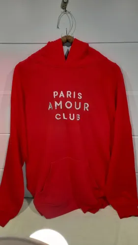 Moletom Paris Amour Club Vermelho