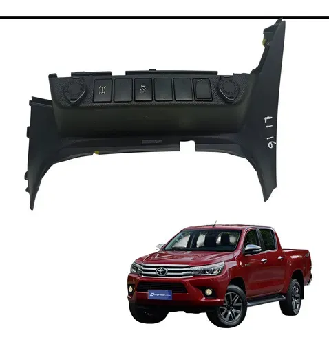 Moldura Painel Tomada Toyota Hilux 2016 2017 2018 2019 2020