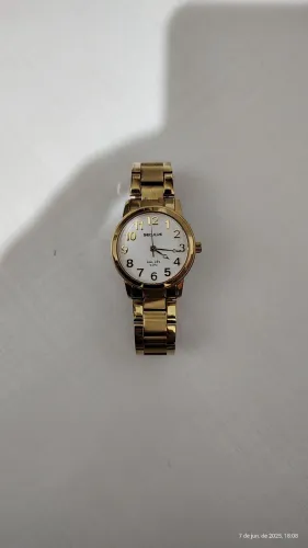 Relógio Dourado Seculus original 