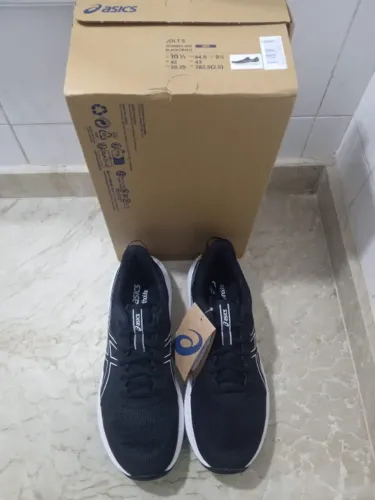 Tênis De Corrida Asics Jolt 5 Importado Novo Preto E Branco 42
