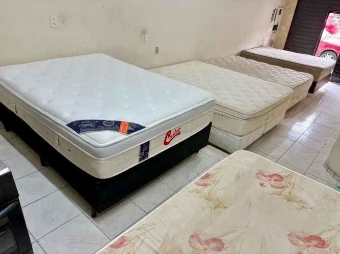 Cama box de casal , conjunto box Queen size