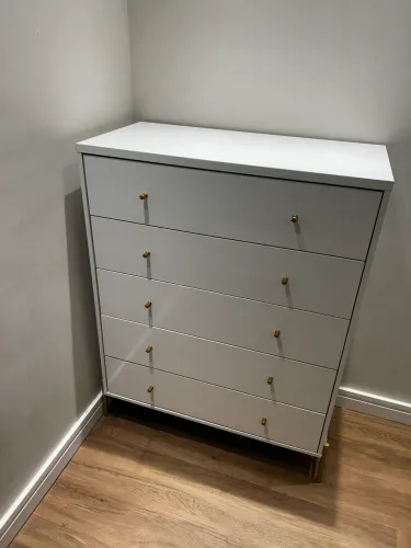 Cômoda para bebê 5 gavetas 