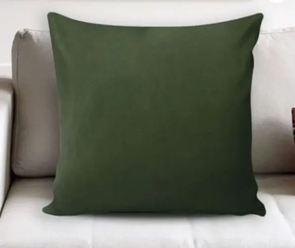 5 capas de almofadas 45x45 na cor verde vazias sem enchimento