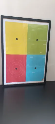 MOLDURA DE VIDRO - Preta 48cmx68cm