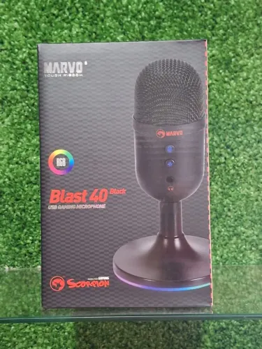 Microfone Gamer Marvo Blast 40 - RGB