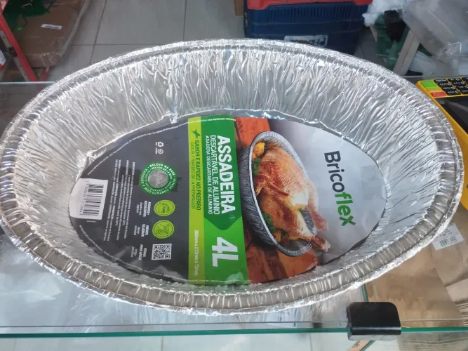 Forma de alumínio descartável