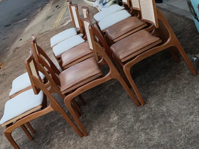  Fabricação própria de Mesa e cadeiras todos os modelos