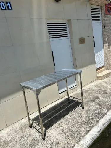 Mesa de inox 1.15x50