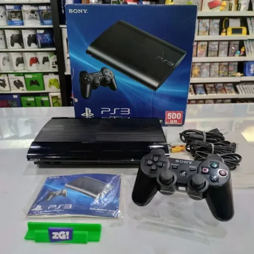 Console Sony Playstation 3 Super Slim 250GB + Jogos + Frete Grátis + Garantia