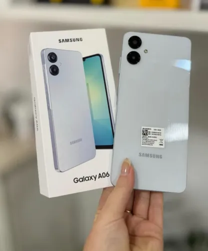 Samsung A06 - Branco - Top - 128Gb/4 - Nacional