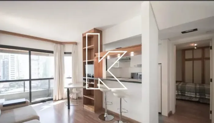 Apartamento para Locação e Venda, mobiliado, 50m2, Itaim Bibi, São Paulo