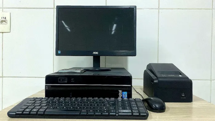 Kit Completo PDV / Caixa - Computador + Impressora Térmica + Leitor Código de Barras