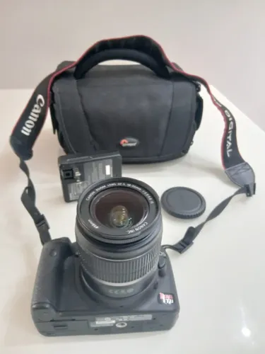 Camera Cânon Eos Rebel T1i 500d 100 Mil Clicks (Usado) apenas 7 584 clicks disparados