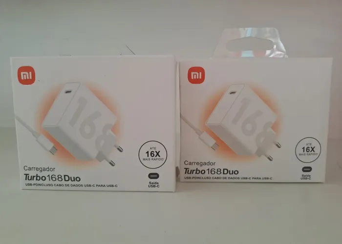 Vende Se Carregador Da Linha MI 168W Tip C.