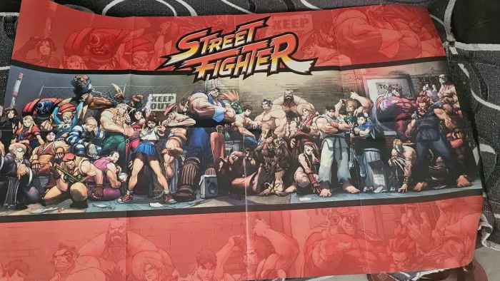 COLEÇÃO STREET FIGHTER PLANETA DEAGOSTINI SUPER POSTER GIGANTE REVISTA