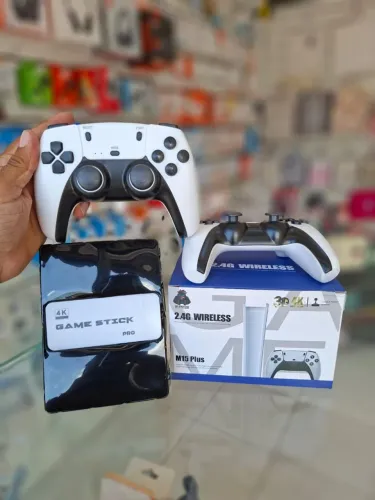 Game Stick 4K Pro com 2 Controles Sem Fio - entrega em São Luís e região<br>