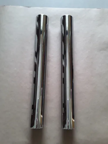 2 Tubos de saída cromada Deca e 5 Pescoço de entrada cromada para sifão de Lavatório.