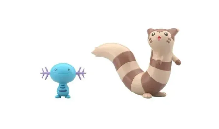 Pokemon Scale World Johto Region Wooper Furret