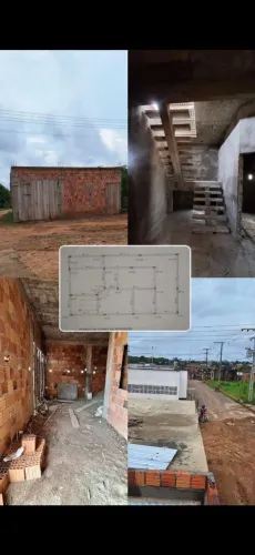 Casa em acabamento.