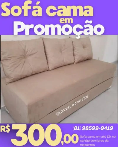 Sofá cama - Direto de Fábrica